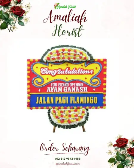 Sewa Papan Bunga Sai